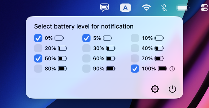 Battery Level Notification Simple configuration