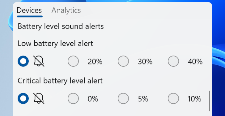 Bluetooth Battery Level Pro Sound Alerts