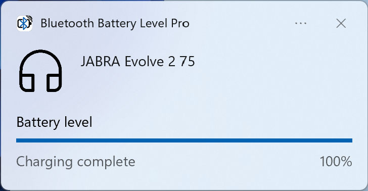 Bluetooth Battery Level Pro Full Charge Notification