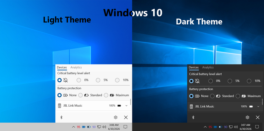 Bluetooth Battery Level Pro On Windows 10 - Battery level alerts & battery protection settings