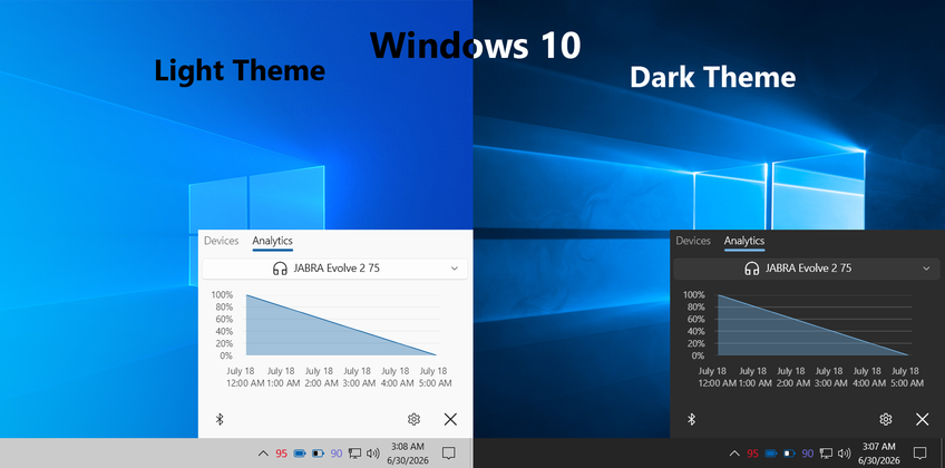 Bluetooth Battery Level Pro On Windows 10 - Analytics