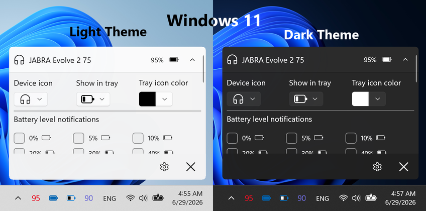 Bluetooth Battery Level On Windows 11 - Device settings