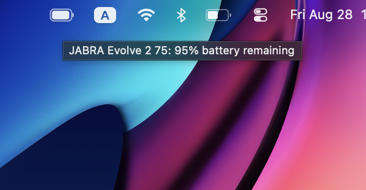 Bluetooth Battery Level Widget