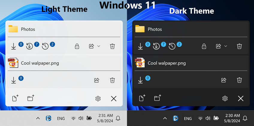Direct Share On Windows 11 - Main screen