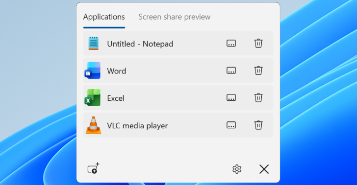 Hide During Screen Sharing Simple Configuration