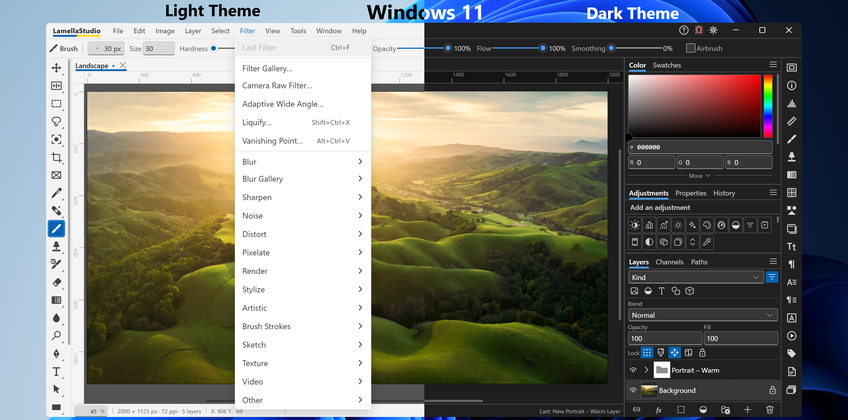 Lamella Studio On Windows 11 - Built-in user guide