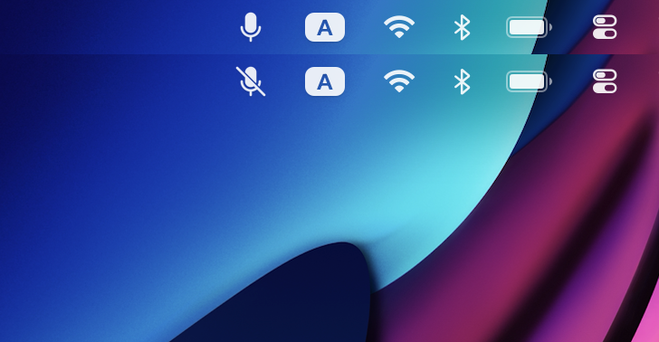 Microphone Mute Control Widget