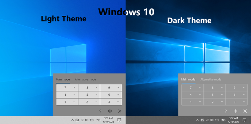 Touchpad Numpad On Windows 10 - Main screen - Main mode