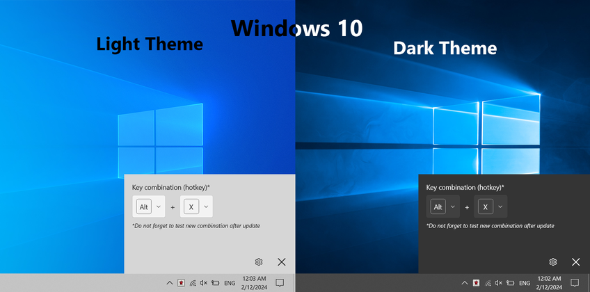 Ultimate Panic Button On Windows 10 - Main screen
