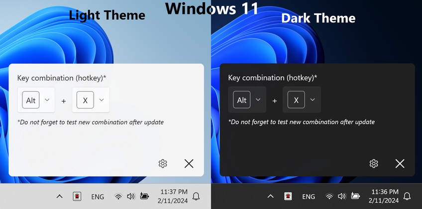 Ultimate Panic Button On Windows 11 - Main screen