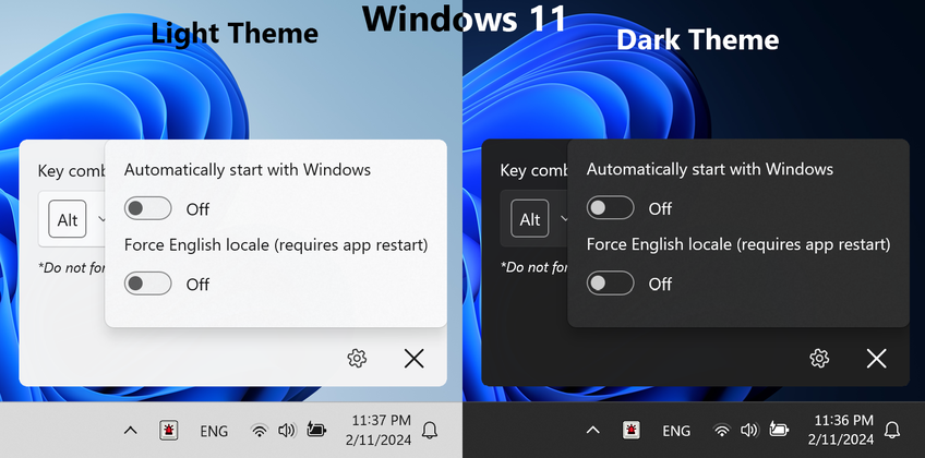 Ultimate Panic Button On Windows 11 - Settings