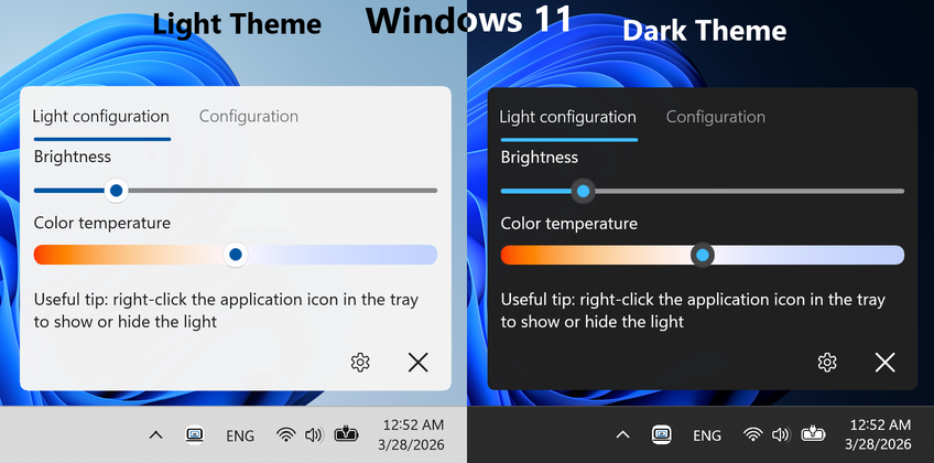 WebCam Studio Lights On Windows 11 - Main screen